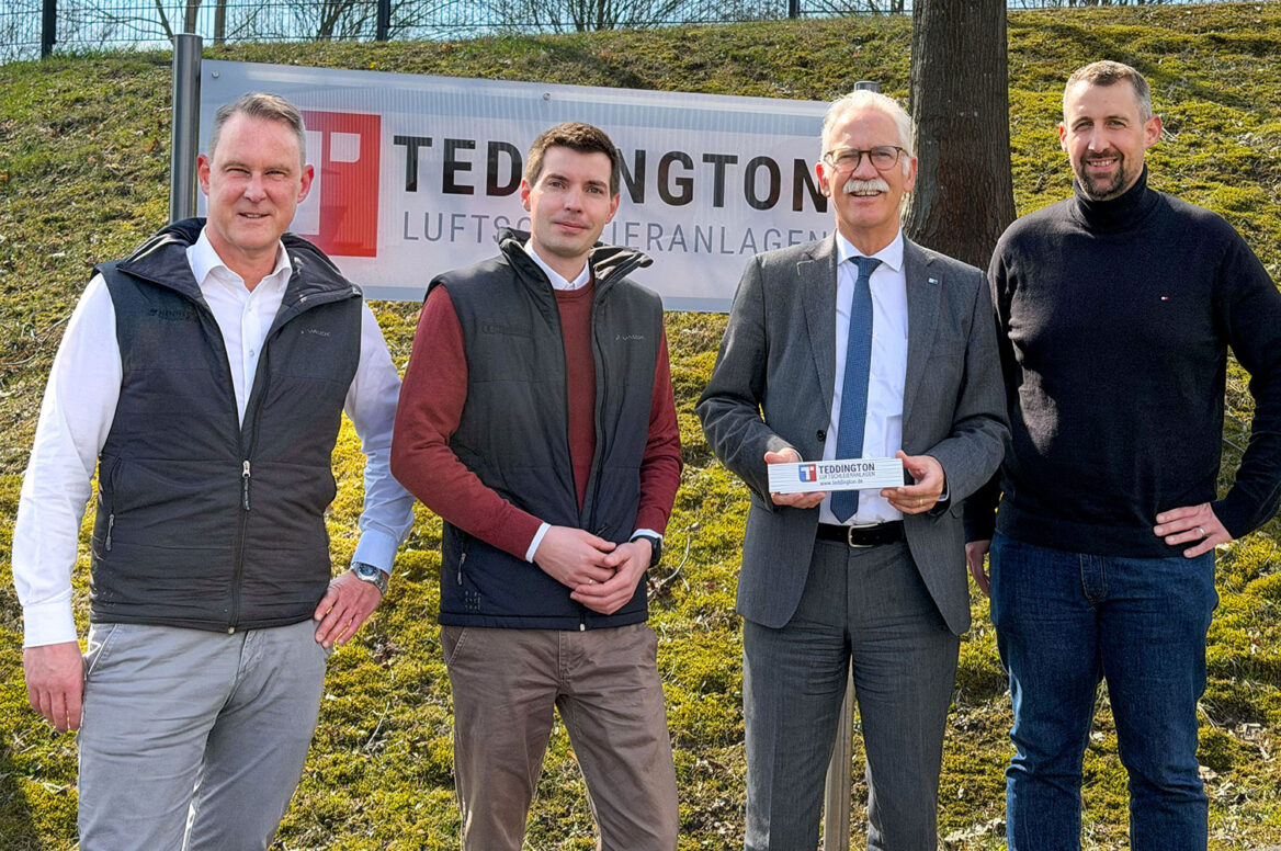 La CCI de Coblence visite les rideaux d'air Teddington